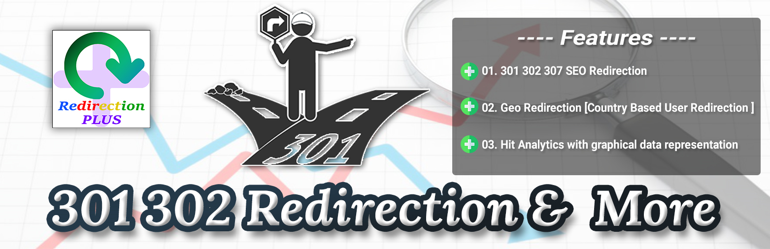 301 SEO REDIRECTION | COUNTRY BASED REDIRECTION [ REDIRECTION PLUS ] Preview Wordpress Plugin - Rating, Reviews, Demo & Download