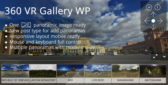 360 VR Gallery WP Preview Wordpress Plugin - Rating, Reviews, Demo & Download