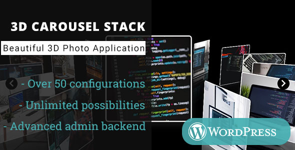 3D Carousel Stack Gallery – WordPress Media Plugin Preview - Rating, Reviews, Demo & Download