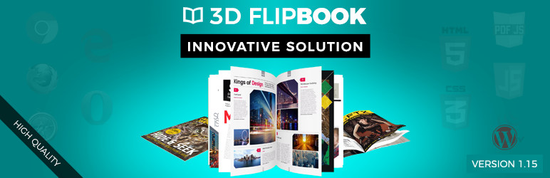 3D FlipBook – PDF Flipbook WordPress Preview - Rating, Reviews, Demo & Download