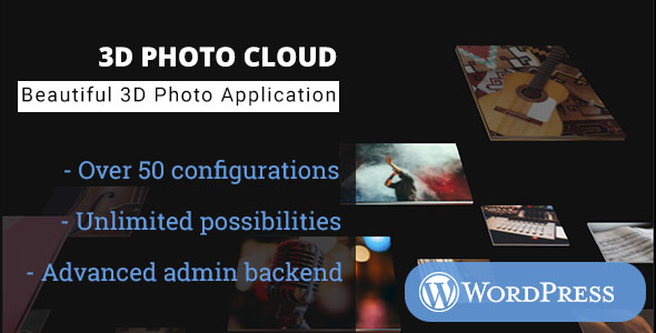 3D Photo Cloud – WordPress Media Plugin Preview - Rating, Reviews, Demo & Download
