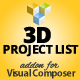 3D Project List Addon For WPBakery Page Builder (formerly Visual Composer)