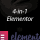 4-in-1 Elementor WordPress Bundle