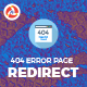 404 Error Page Redirect To Homepage Or Custom Page.
