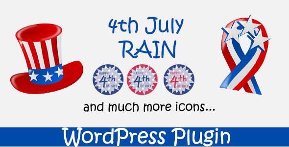 4th July Rain – WordPress Plugin Preview - Rating, Reviews, Demo & Download