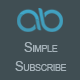 AB Simple Subscribe WordPress Plugin