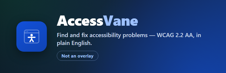 AccessVane – Accessibility Checker And Fixer Preview Wordpress Plugin - Rating, Reviews, Demo & Download