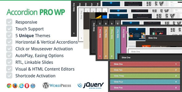 Accordion Pro WP – Responsive WordPress Accordion Preview - Rating, Reviews, Demo & Download