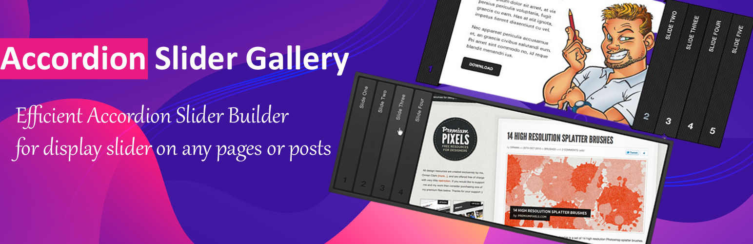Accordion Slider Gallery Preview Wordpress Plugin - Rating, Reviews, Demo & Download