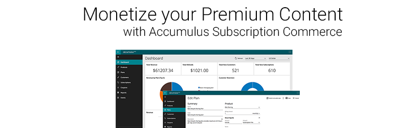 Accumulus Subscription Commerce Preview Wordpress Plugin - Rating, Reviews, Demo & Download
