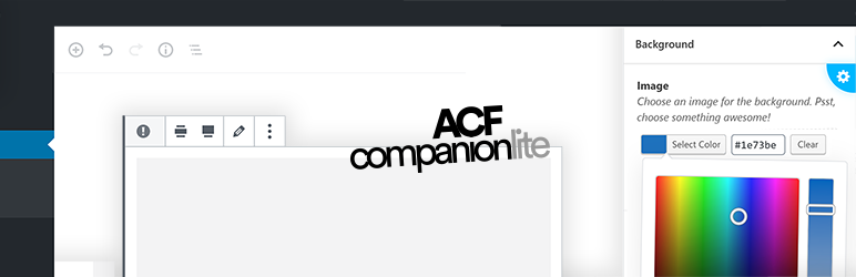 ACF Companion Lite Preview Wordpress Plugin - Rating, Reviews, Demo & Download
