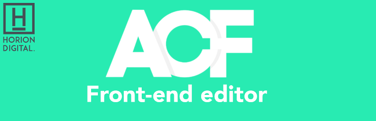 ACF Front End Editor Preview Wordpress Plugin - Rating, Reviews, Demo & Download