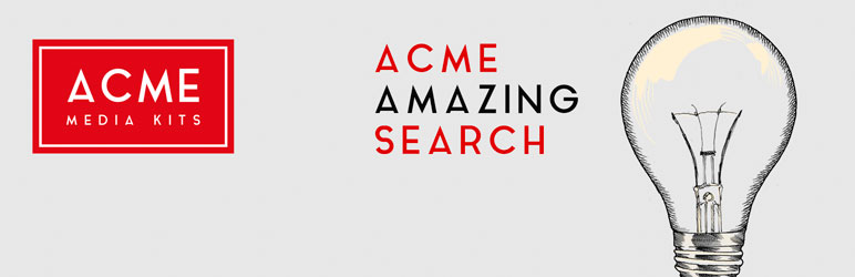 ACME Amazing Search Preview Wordpress Plugin - Rating, Reviews, Demo & Download