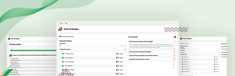 Acme Fix Images – Regenerate Thumbnails Preview Wordpress Plugin - Rating, Reviews, Demo & Download