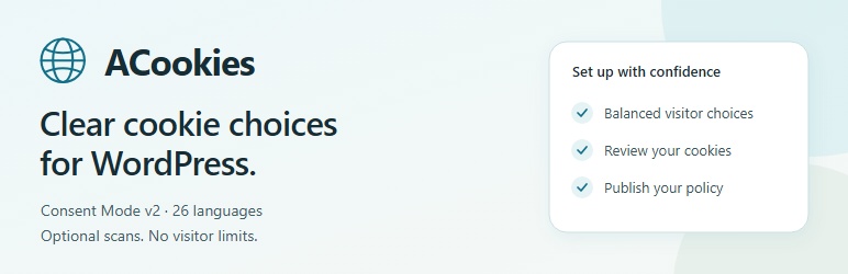 ACookies Preview Wordpress Plugin - Rating, Reviews, Demo & Download
