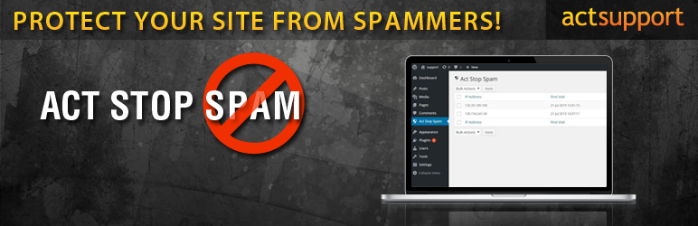 Act Stop Spam Preview Wordpress Plugin - Rating, Reviews, Demo & Download