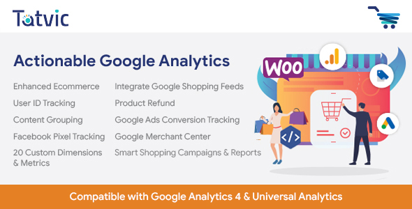 Actionable Google Analytics For WooCommerce Preview Wordpress Plugin - Rating, Reviews, Demo & Download