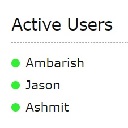 Active Users List