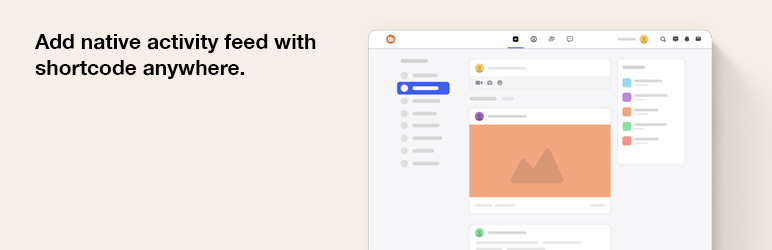 Activity Feed Anywhere For BuddyBoss Preview Wordpress Plugin - Rating, Reviews, Demo & Download