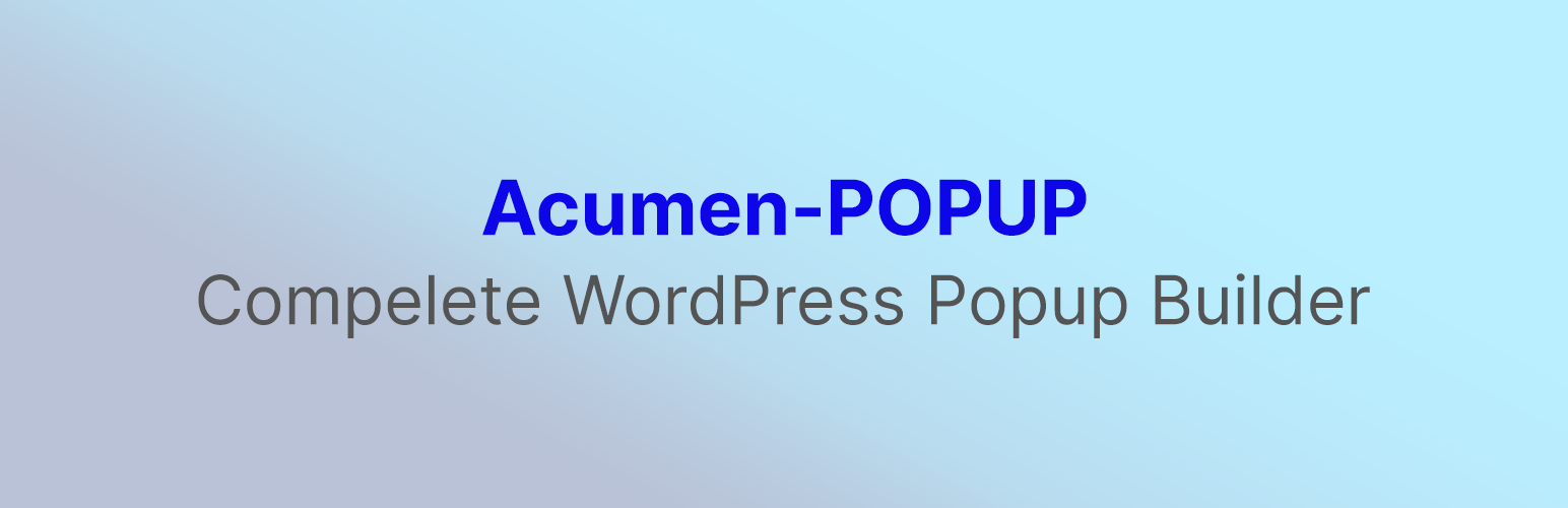 Acumen Popup Preview Wordpress Plugin - Rating, Reviews, Demo & Download