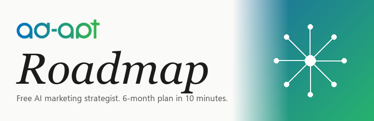 Ad-Apt AI Marketing Roadmap Preview Wordpress Plugin - Rating, Reviews, Demo & Download