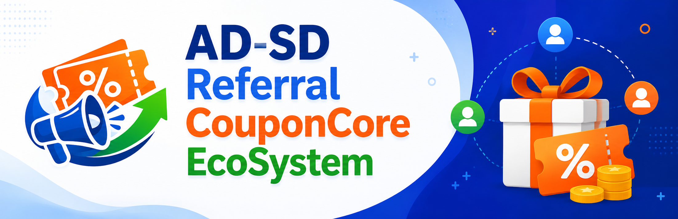 AD-SD Referral CouponCore EcoSystem Preview Wordpress Plugin - Rating, Reviews, Demo & Download