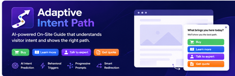 Adaptive Intent Path Preview Wordpress Plugin - Rating, Reviews, Demo & Download