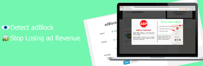AdBlock Alerter Preview Wordpress Plugin - Rating, Reviews, Demo & Download