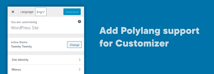 Add Polylang Support For Customizer Preview Wordpress Plugin - Rating, Reviews, Demo & Download