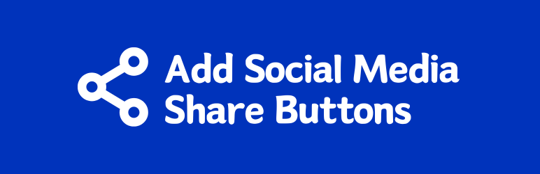 Add Social Media Share Buttons Preview Wordpress Plugin - Rating, Reviews, Demo & Download