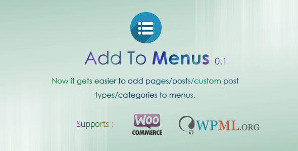 Add To Menus Preview Wordpress Plugin - Rating, Reviews, Demo & Download