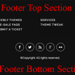 Adding Content To The Footer