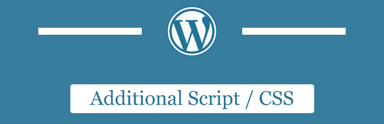 Additional Script WordPress Plugin Preview - Rating, Reviews, Demo & Download