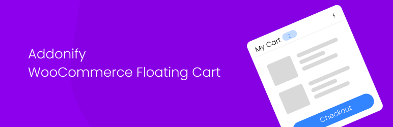 Addonify Floating Cart Preview Wordpress Plugin - Rating, Reviews, Demo & Download