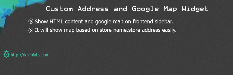 Address And Google Map Widget Preview Wordpress Plugin - Rating, Reviews, Demo & Download