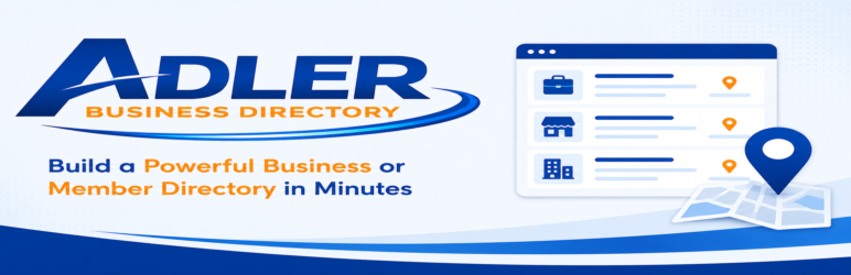 Adler Business Directory Preview Wordpress Plugin - Rating, Reviews, Demo & Download