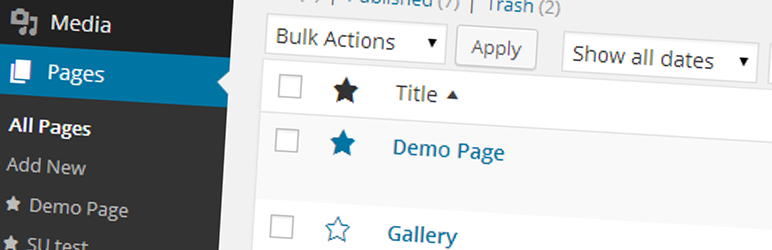Admin Bookmarks Preview Wordpress Plugin - Rating, Reviews, Demo & Download