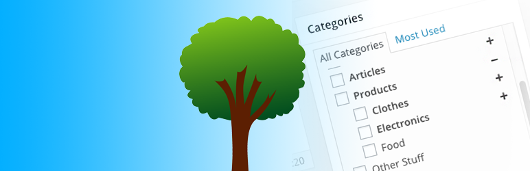 Admin Category Tree Preview Wordpress Plugin - Rating, Reviews, Demo & Download