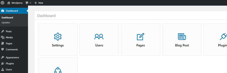 Admin Dashboard Preview Wordpress Plugin - Rating, Reviews, Demo & Download