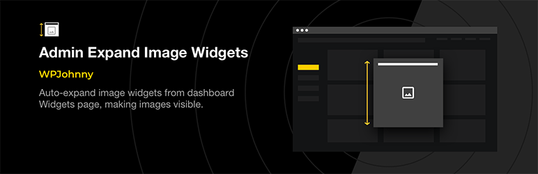Admin Expand Image Widgets Preview Wordpress Plugin - Rating, Reviews, Demo & Download