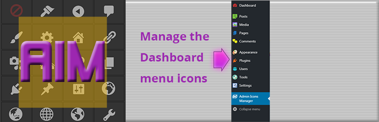 Admin Icons Manager Preview Wordpress Plugin - Rating, Reviews, Demo & Download
