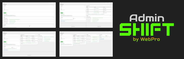 Admin Shift Preview Wordpress Plugin - Rating, Reviews, Demo & Download