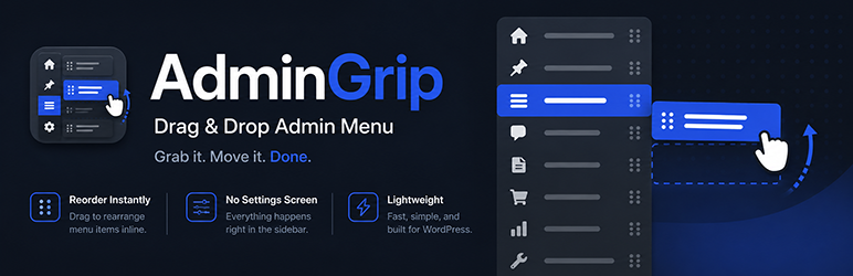 AdminGrip Preview Wordpress Plugin - Rating, Reviews, Demo & Download