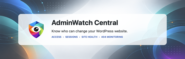 AdminWatch Central Preview Wordpress Plugin - Rating, Reviews, Demo & Download