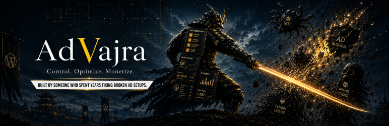 AdVajra – Ad Manager, Ad Inserter & AdSense Plugin Preview - Rating, Reviews, Demo & Download