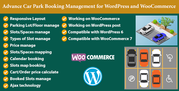 Advance Car Park Booking Management For WooCommerce Preview Wordpress Plugin - Rating, Reviews, Demo & Download