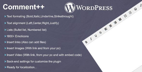 Advance Comment System Wordpress Plugin Preview - Rating, Reviews, Demo & Download