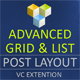Advance Post Grid/List With Custom Filtering For Visual Composer