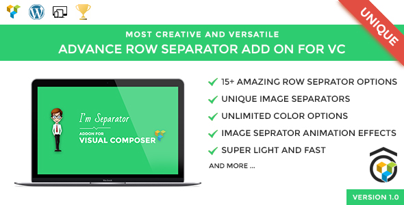 Advance Row Separator Add On For Visual Composer Preview Wordpress Plugin - Rating, Reviews, Demo & Download