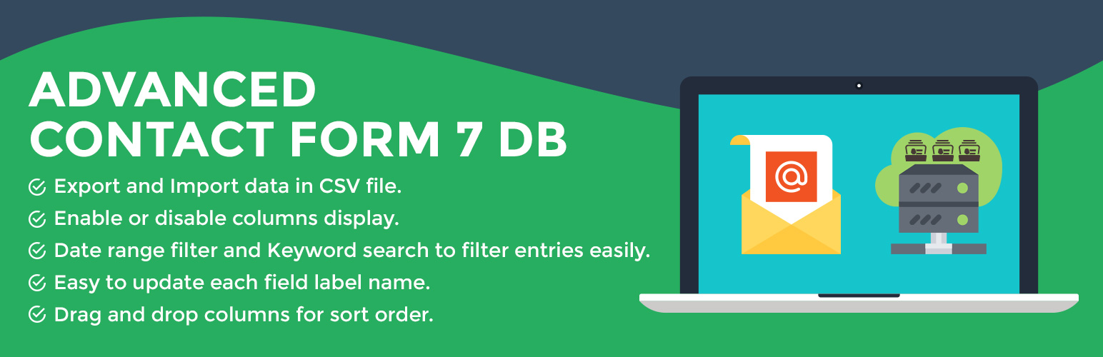 Advanced Contact Form 7 DB Preview Wordpress Plugin - Rating, Reviews, Demo & Download